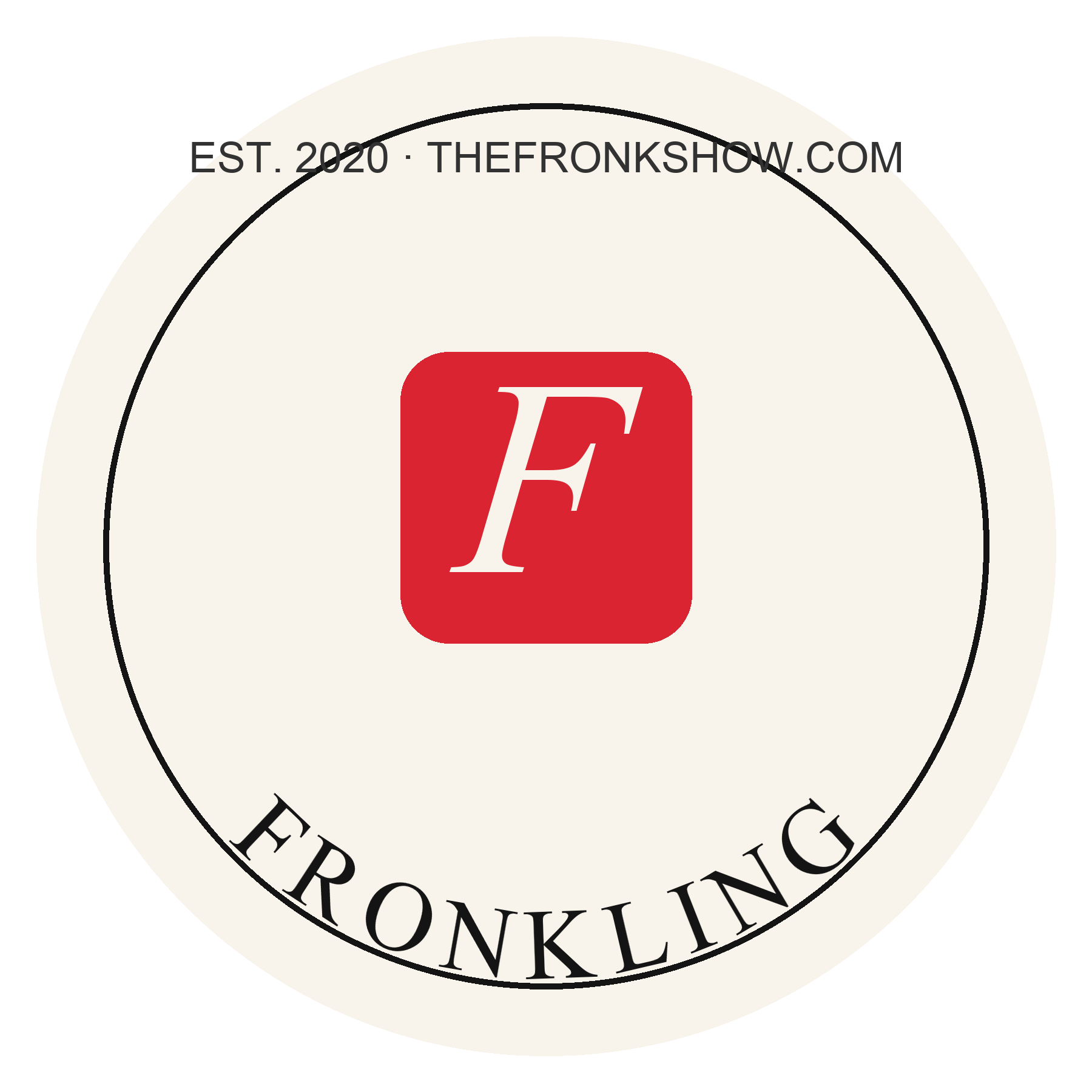 Fronkling sticker